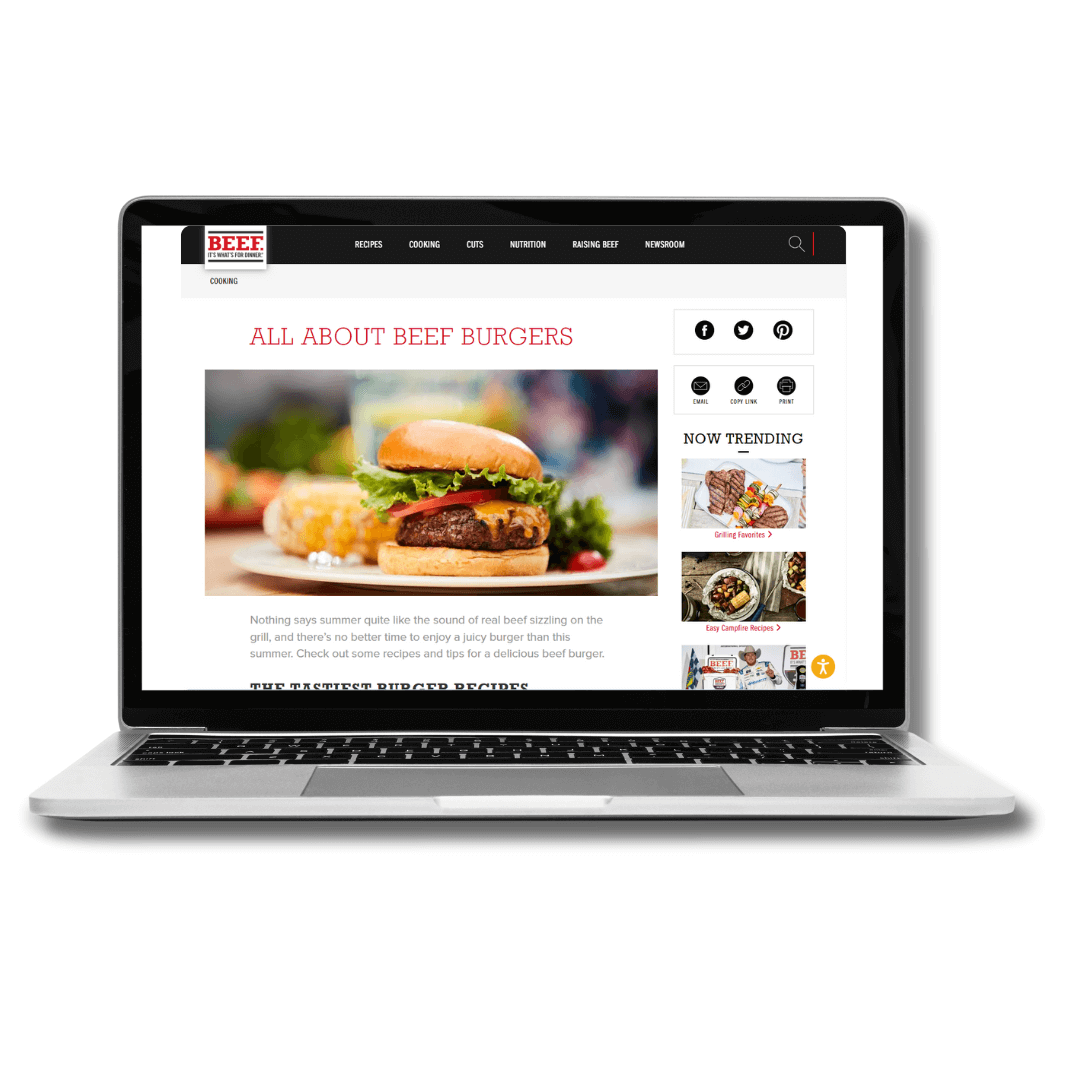 All About Beef Burgers